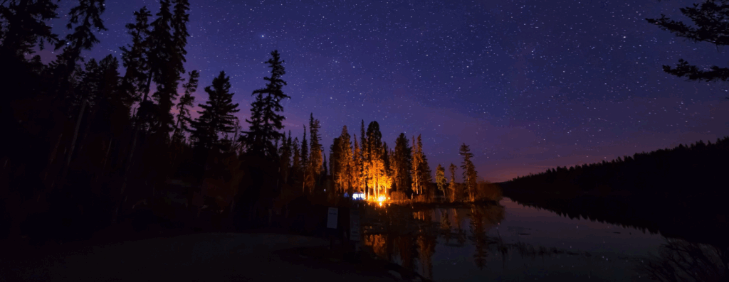 Campfire stories under the stars